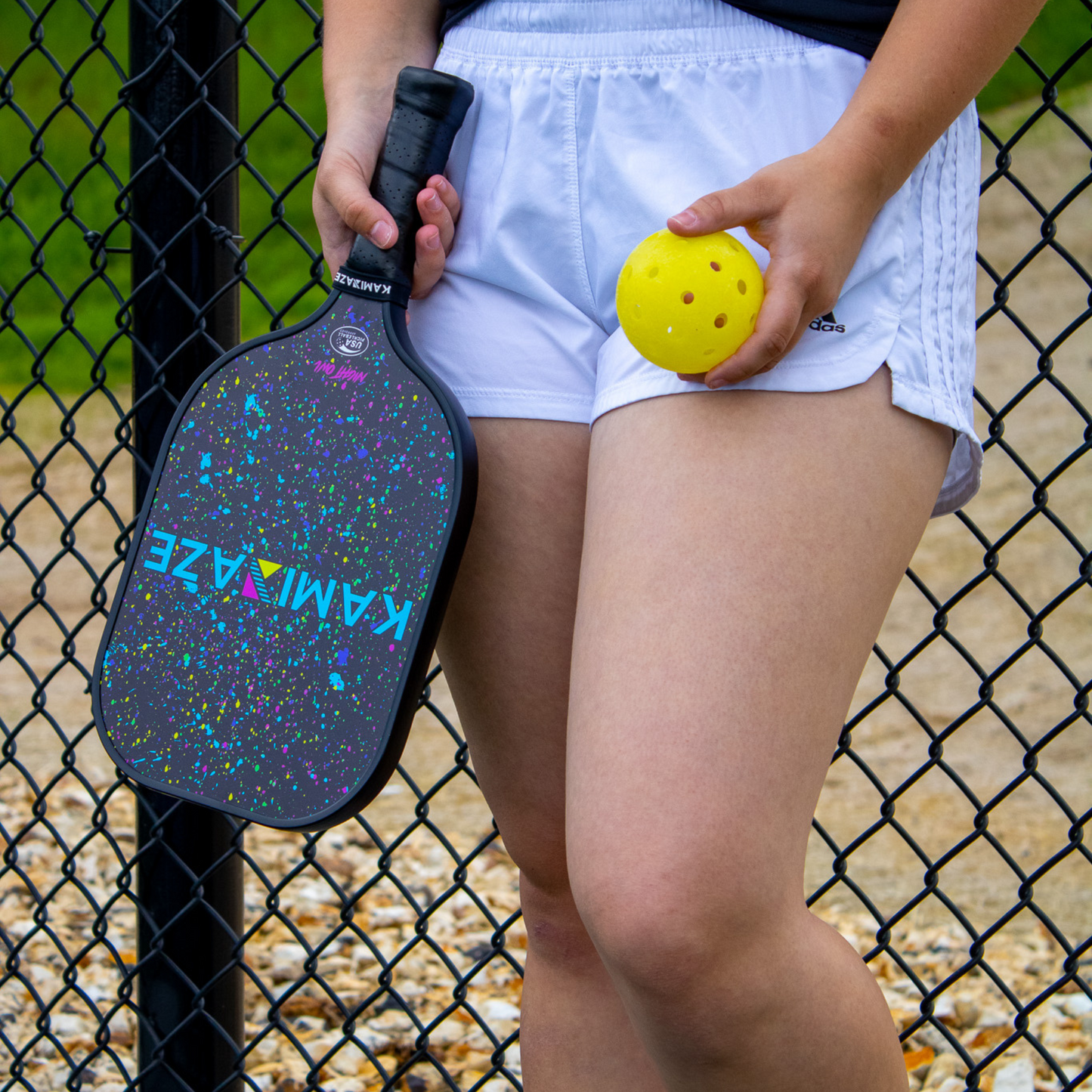 Kamikaze Night Owl pickleball paddle lifestyle
