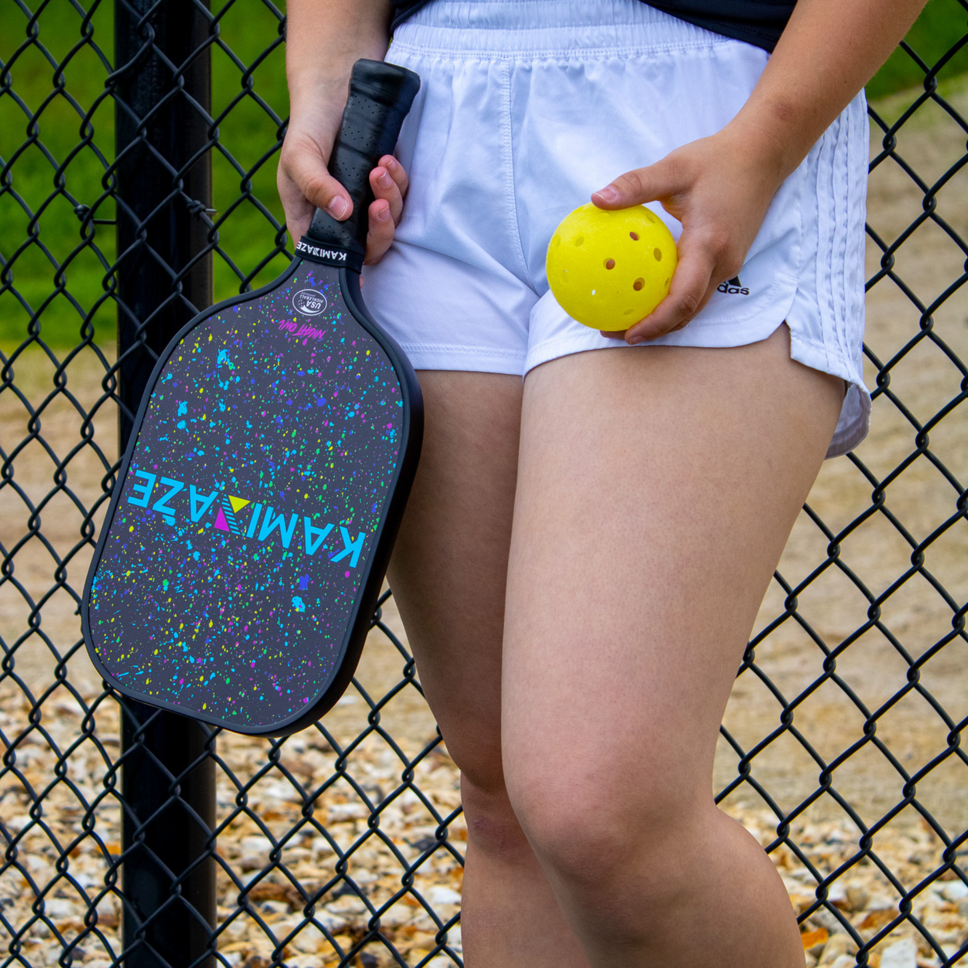 Kamikaze Night Owl pickleball paddle lifestyle