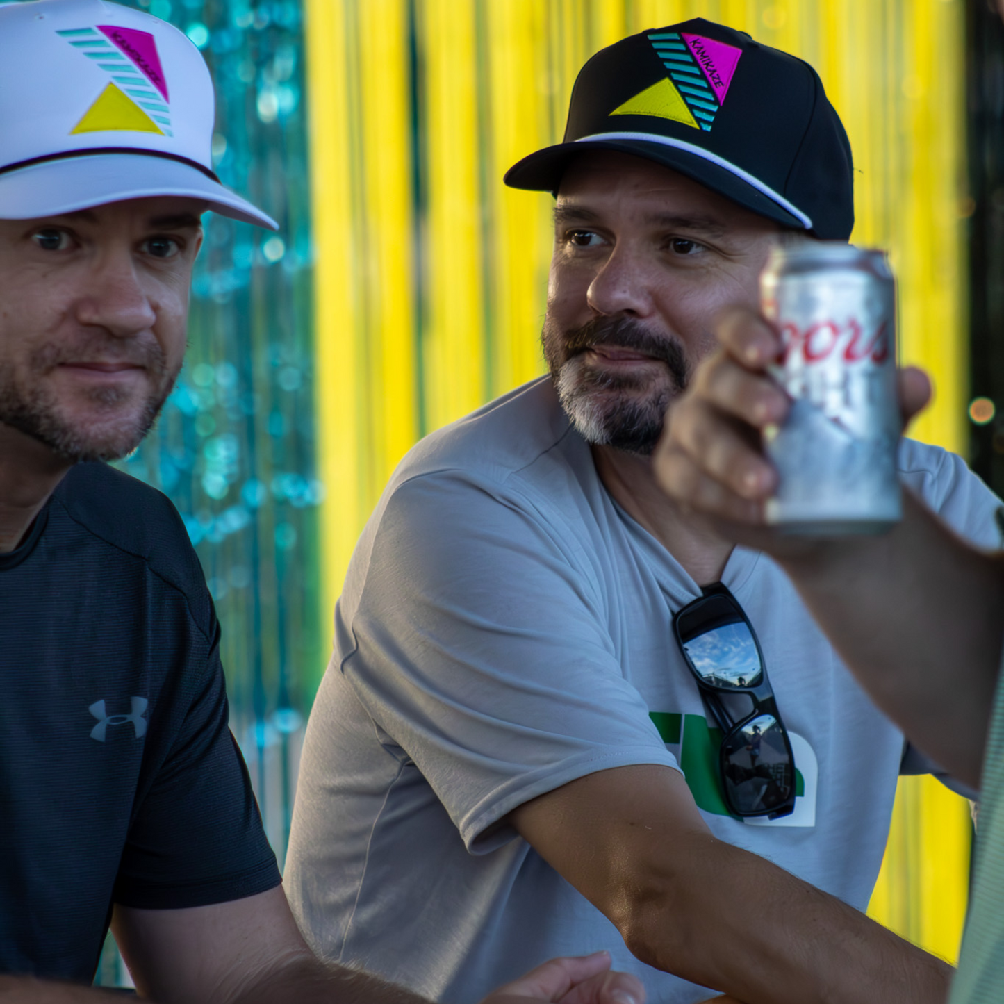 Kamikaze Embroidered Large Logo Hat | Black