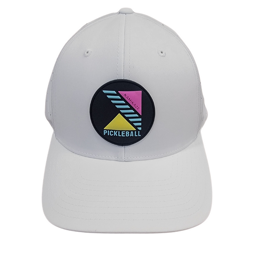 Kamikaze PVC Patch Hat | White