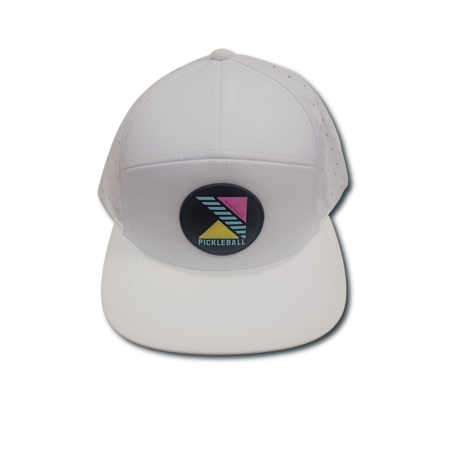 Kamikaze PVC Patch Hat | White