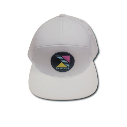 Kamikaze PVC Patch Hat | White