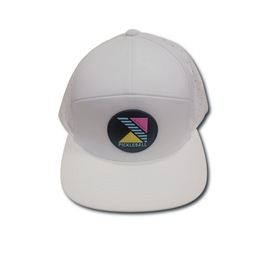 Kamikaze PVC Patch Hat | White