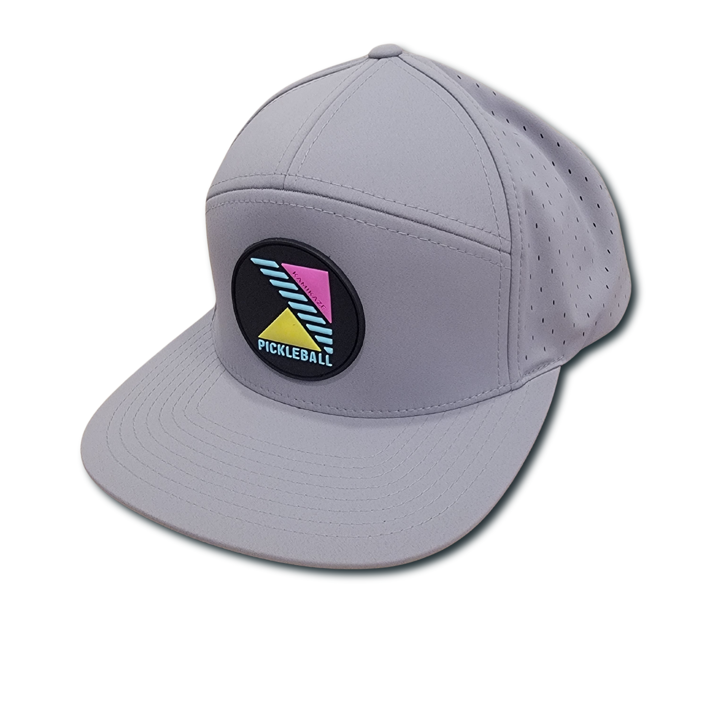 Kamikaze PVC Patch Hat | Light Gray