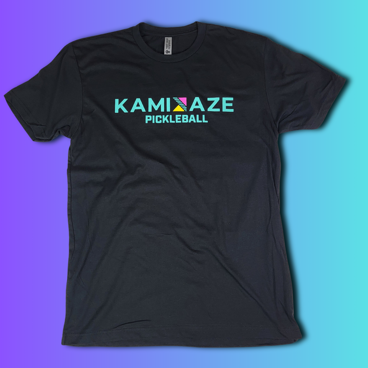 Kamikaze Pickleball logo T-Shirt in black